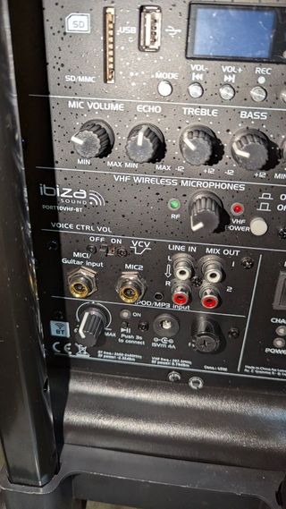 Ibiza - PORT10VHF-BT Altavoz portátil 10"/500W