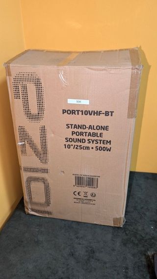 Ibiza - PORT10VHF-BT Altavoz portátil 10"/500W