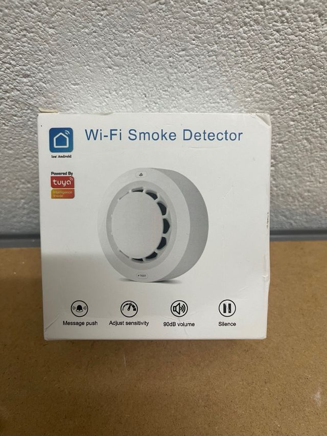 Detector Humo Wifi Tuya - Blanco