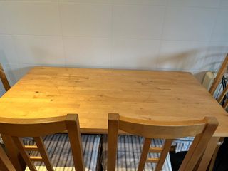 Mesa Comedor IKEA + 4 sillas