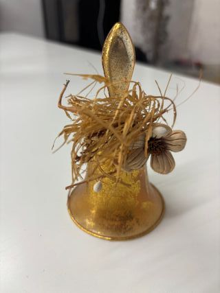 Campanella oro Natale vintage