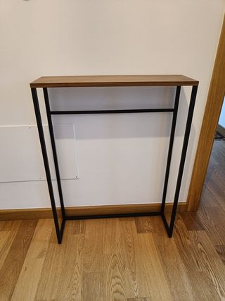 Mesa consola YAMAZAKI 5165. Negra,madera