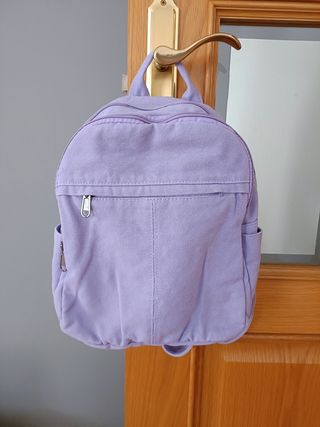 Mochila Lavanda y Felpa