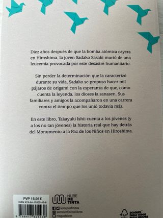 Mil pájaros de papel. La historia de Sadako 