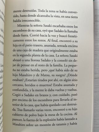 Mil pájaros de papel. La historia de Sadako 