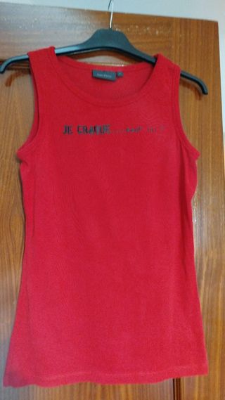 Camiseta Kiabi Woman roja - L