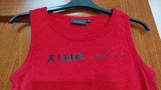 Camiseta Kiabi Woman roja - L