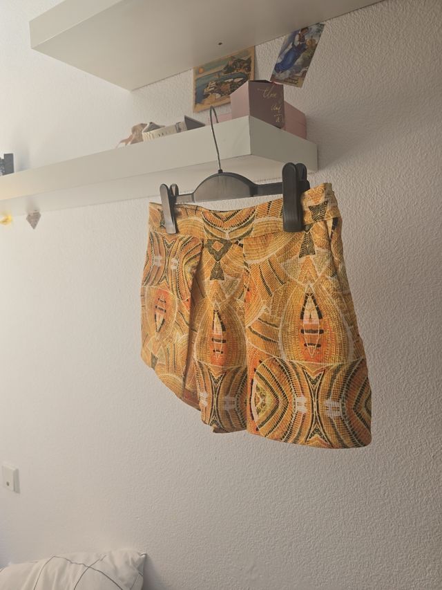 Falda pantalón estampada