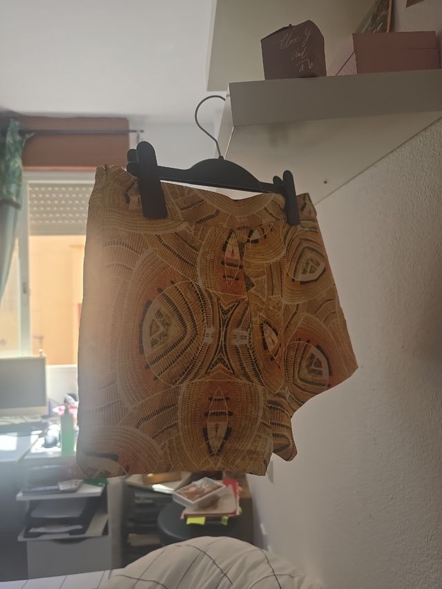 Falda pantalón estampada