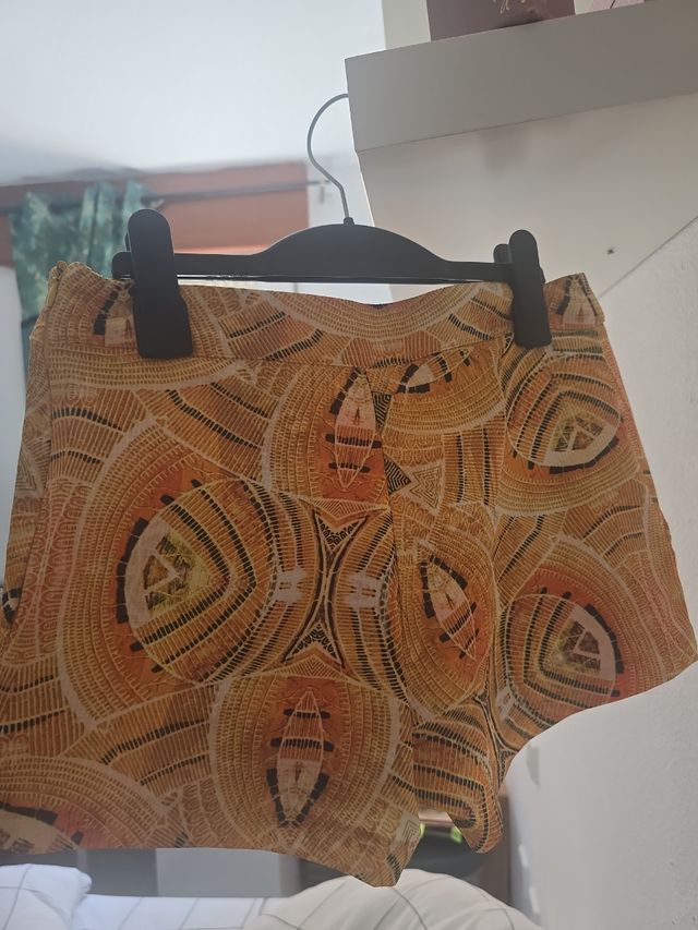 Falda pantalón estampada