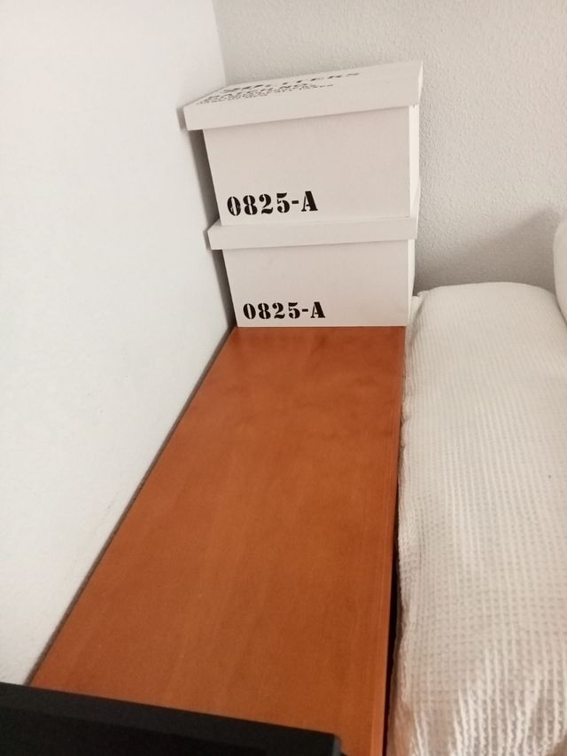 OFERTON Escritorio madera blanco-marrón