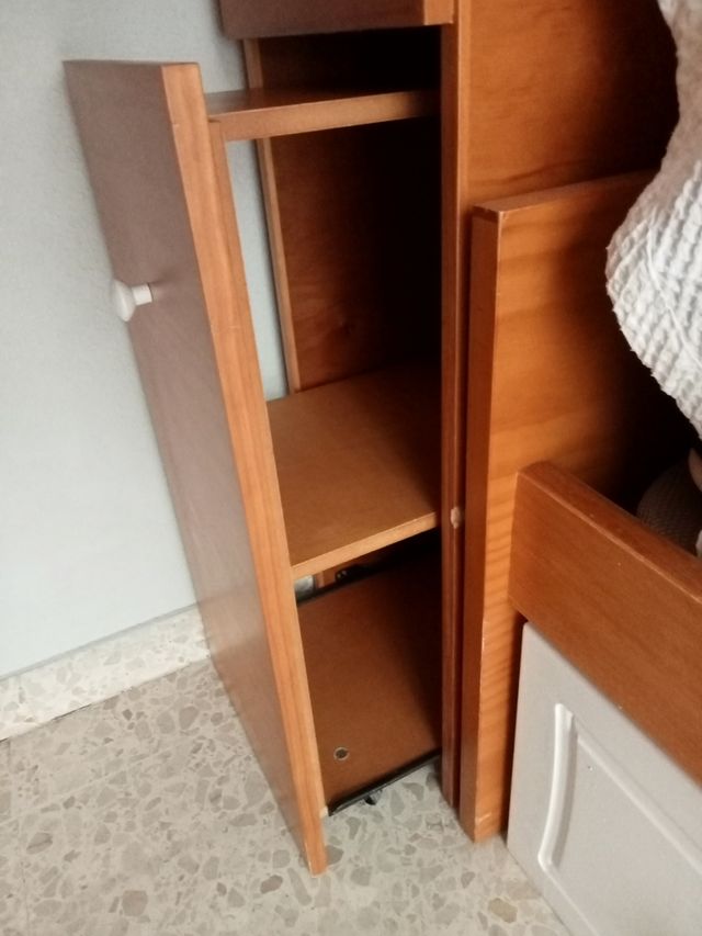 OFERTON Escritorio madera blanco-marrón