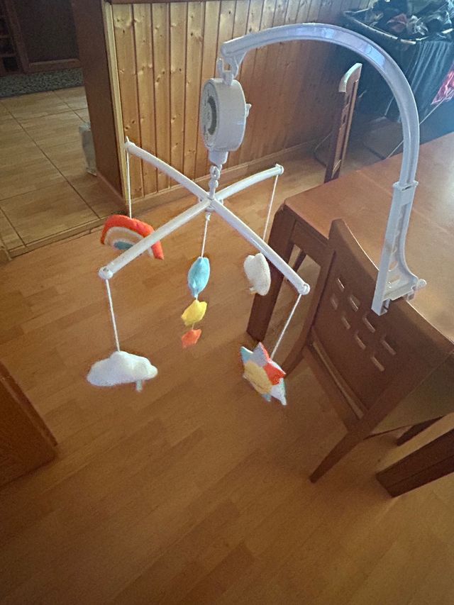 Móvil musical cuna bebé carrusel