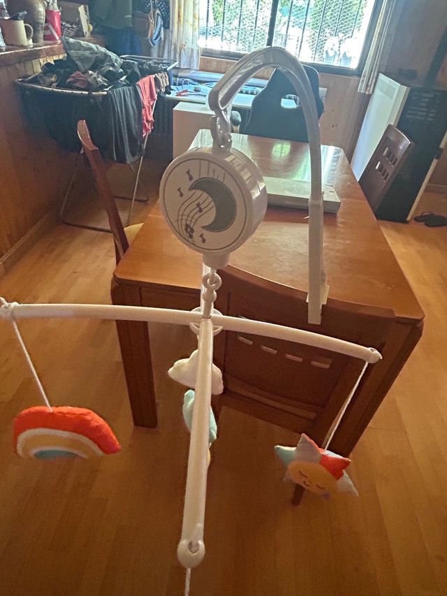 Móvil musical cuna bebé carrusel