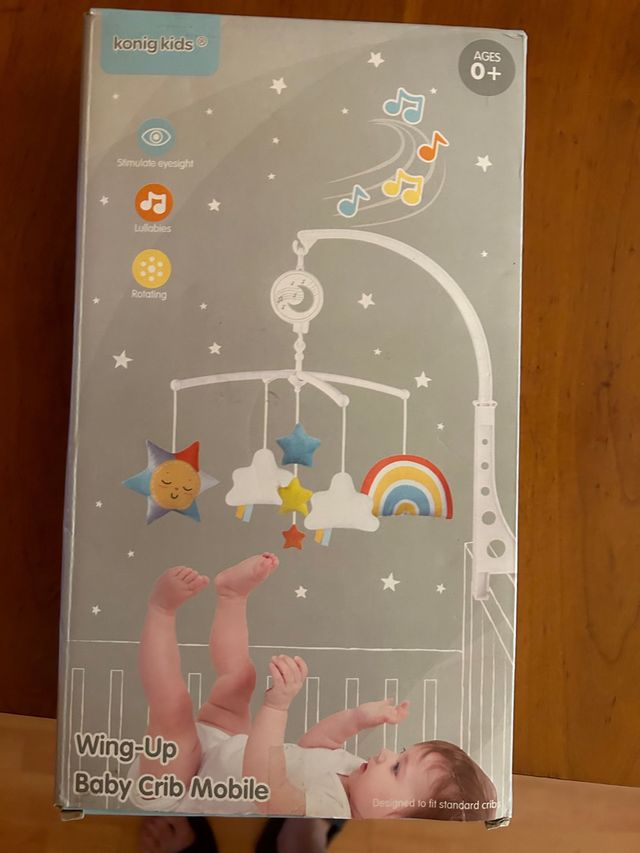 Móvil musical cuna bebé carrusel