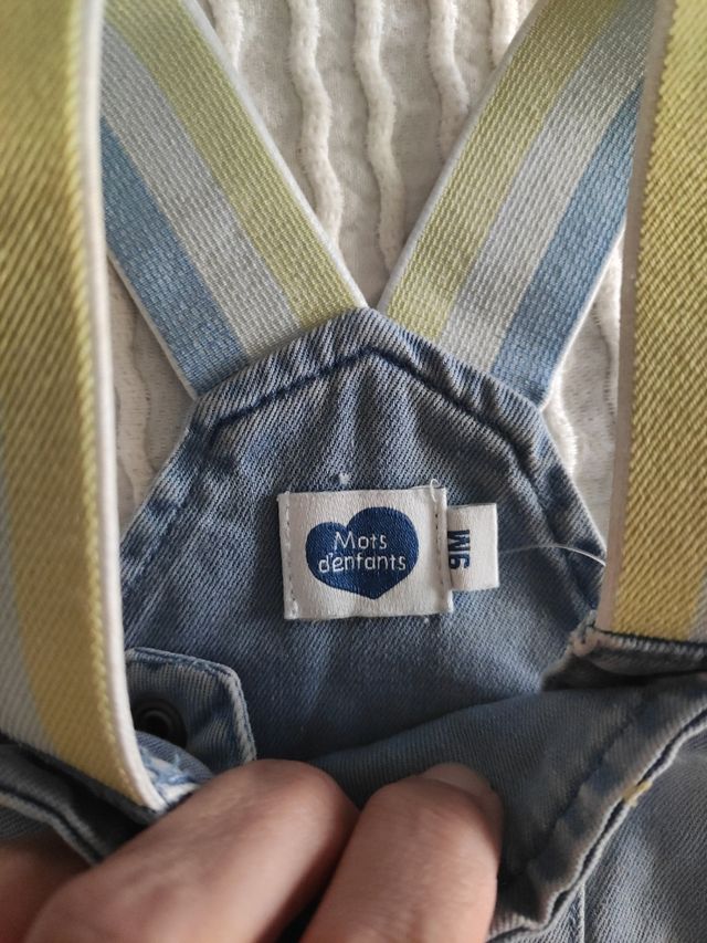 3 Conjuntos Peto Bebé 6-9 Meses