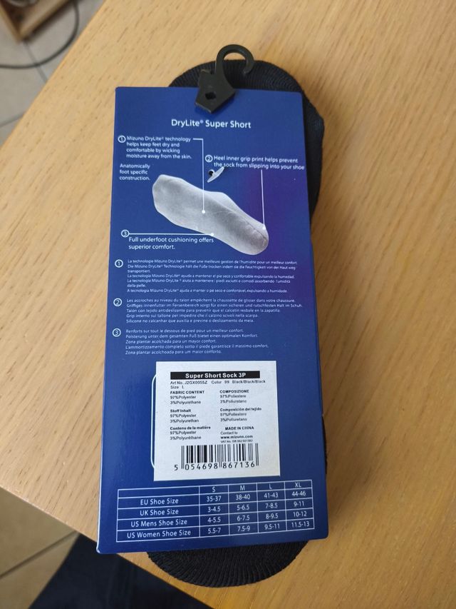 Mizuno DryLite Calzini Training L (2 paia)