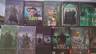 Colección Matrix "Ultimate" y otros DVD y VHS