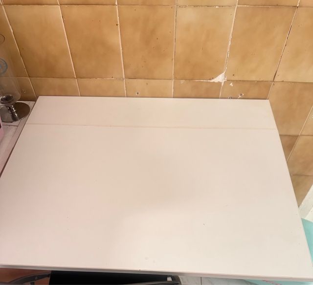 Mesa plegable NORBERG 74x60cm blanca