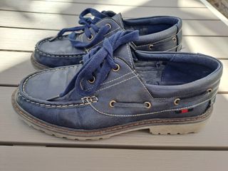 Zapatos náuticos azul marino escolar