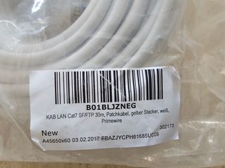 Cable Cat.7 30m RJ45 Gigabit - NUEVO