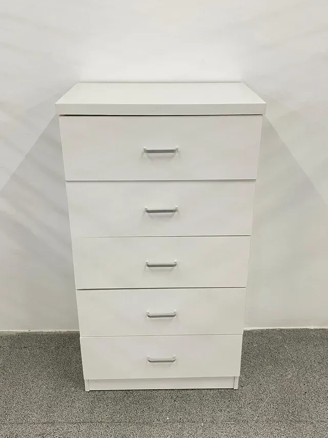 Sinfonier blanco 5 cajones