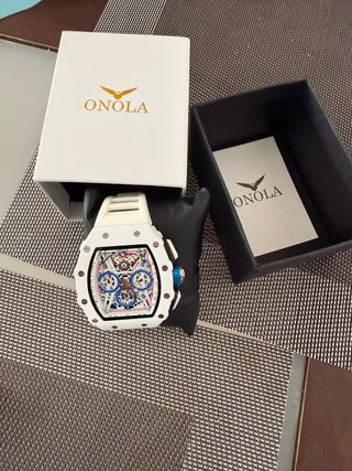 Reloj ONOLA blanco y azul