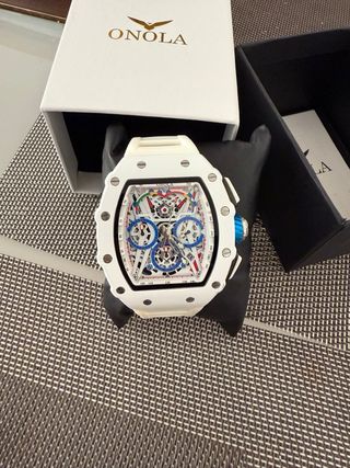 Reloj ONOLA blanco y azul