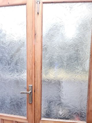 Puerta doble madera maciza