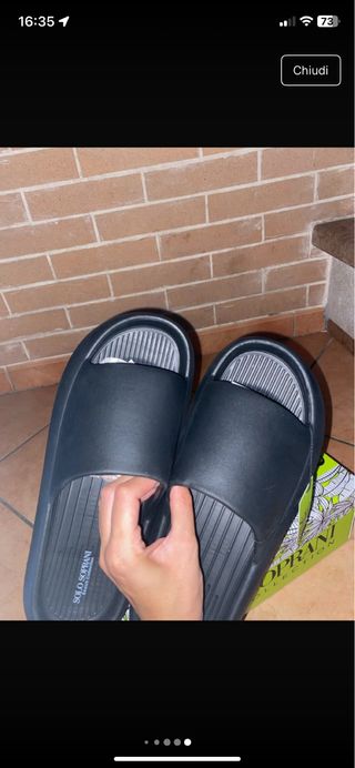 Ciabatte Solo Soprani nere 44/45