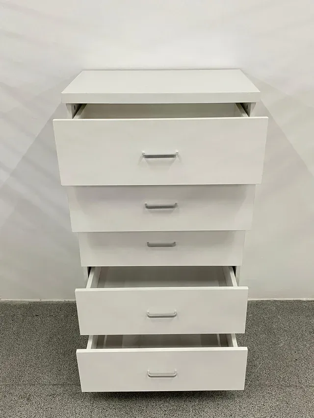 Sinfonier blanco 5 cajones