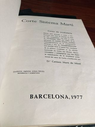 Libros antiguos Corte Sistema Martí