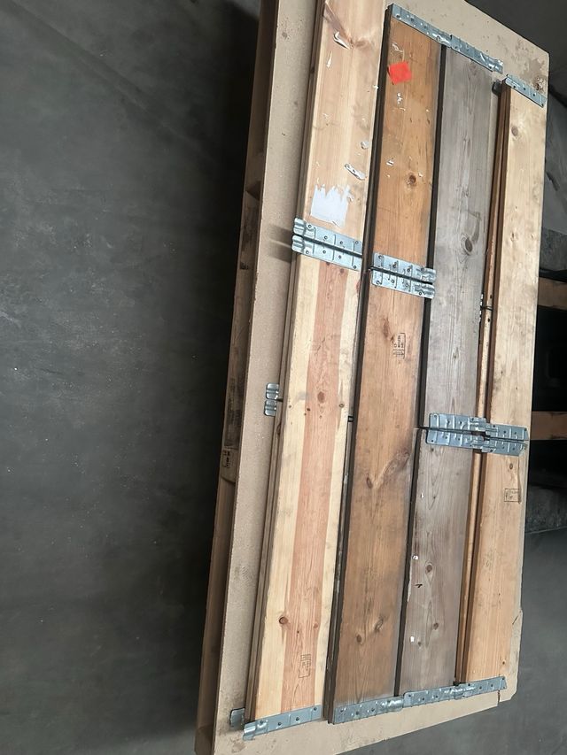 Cajon madera, varios tamaños 4 valdas