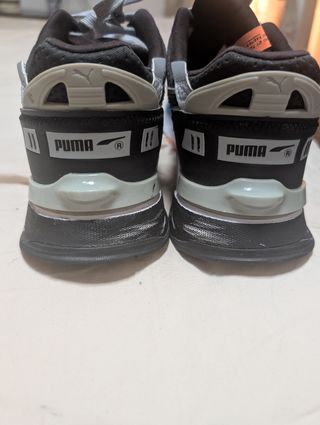 Zapatillas Puma grises y azules 41