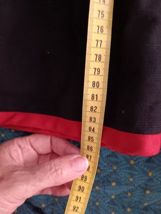 Traje típico canario mujer rojo-negro 🇮🇨