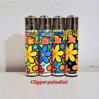 4 Accendini Clipper Fiori