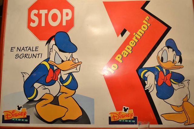 Manifesto Vintage Paperino, Donald Duck,