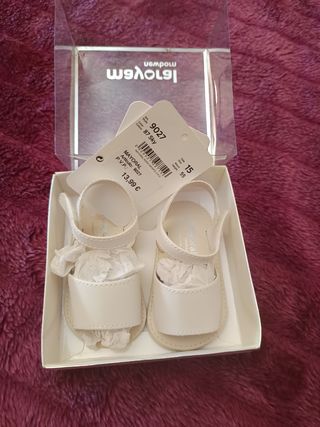 Sandalias bebé niña talla 16