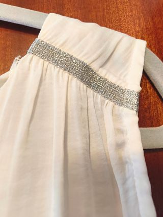 Blusa blanca tirantes mujer