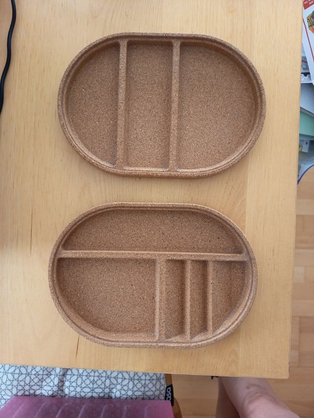 Bandejas corcho - 2 uds.