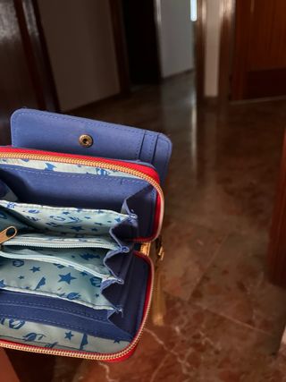 Cartera Supergirl - Azul y Roja