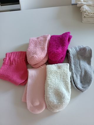 6 Paia Calzini Donna - Rosa & Grigio