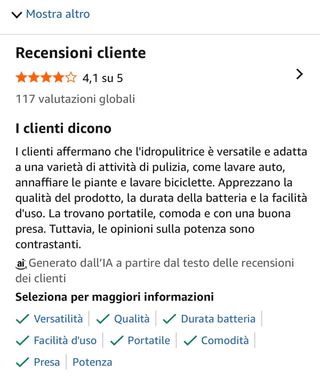 Idropulitrice a batteria alta pressione