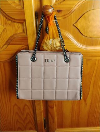 Bolso bandolera gris claro