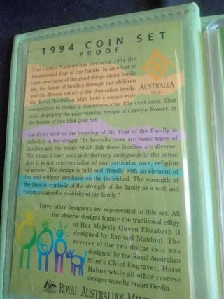 Juego Monedas 1994 Australia