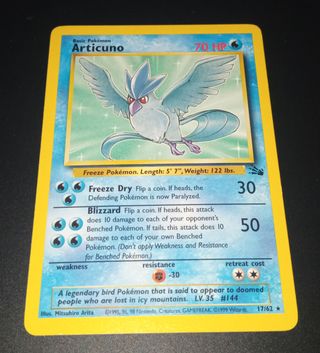 Articuno 17/62 - Set Fossil