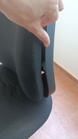 Silla oficina giratoria negra