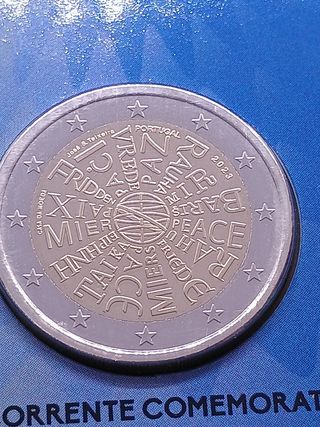 2€ moneta commemorativa Portogallo 2023 - Pace