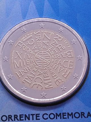 2€ moneta commemorativa Portogallo 2023 - Pace