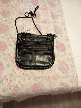 Bolso Marroquí Piel - Plata